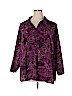 Catherines Purple 3/4 Sleeve Blouse Size 22 - 24 Petite - photo 1