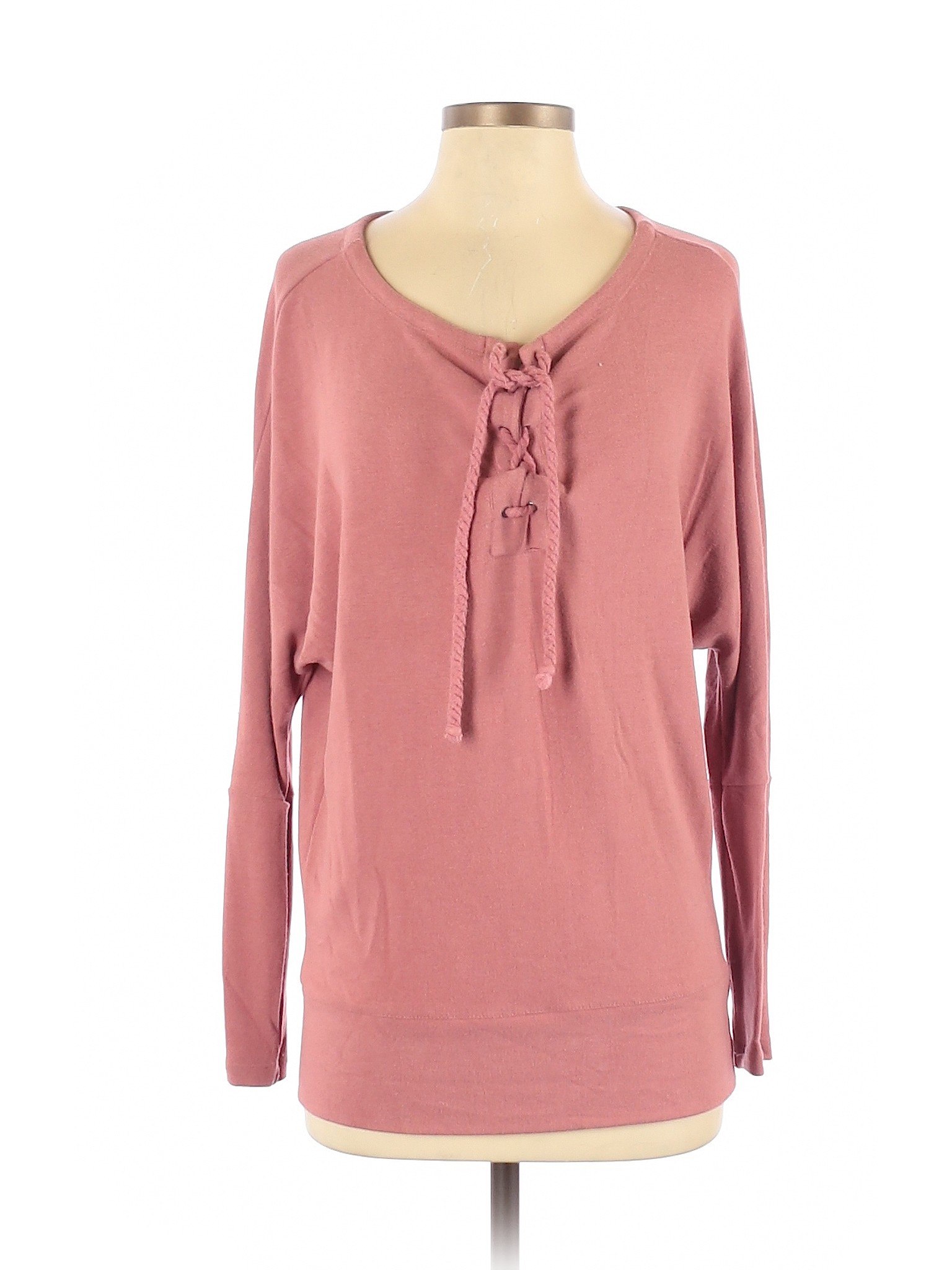 Cupcakes And Cashmere Women Pink Long Sleeve Top S EBay