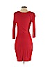 H&M 100% Viscose Red Cocktail Dress Size XS - photo 2