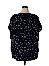 Ava & Viv Blue Short Sleeve Blouse Size 2X - photo 2