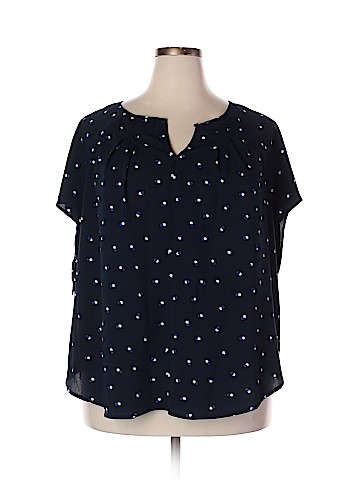 Ava & Viv Short Sleeve Blouse (view 1)