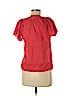 Pepin 100% Polyester Red Short Sleeve Blouse Size M - photo 2
