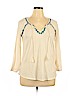 Lucky Brand Tan Long Sleeve Top Size XL - photo 1