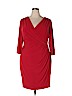 Lauren by Ralph Lauren Red Cocktail Dress Size 18 - photo 1