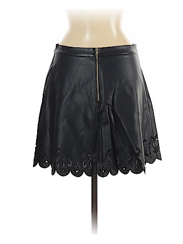 Club Monaco Faux Leather Skirt (view 2)