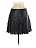 Club Monaco 100% Viscose Black Faux Leather Skirt Size 8 - photo 2