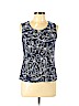 JM Collection Blue Sleeveless Blouse Size L (petite) - photo 1