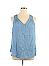 Old Navy Blue Sleeveless Blouse Size XL - photo 1