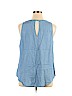 Old Navy Blue Sleeveless Blouse Size XL - photo 2