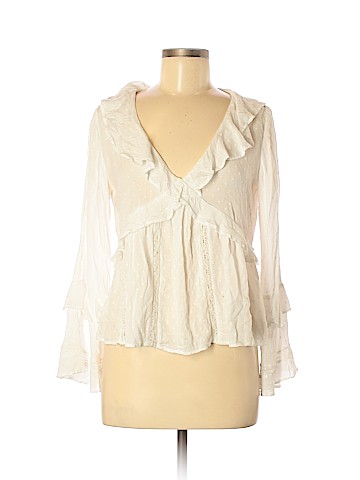 American Eagle Outfitters Long Sleeve Blouse (view 1)