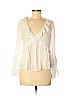 American Eagle Outfitters White Long Sleeve Blouse Size M - photo 1
