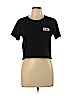 Victoria's Secret Pink Black Short Sleeve T-Shirt Size L - photo 1