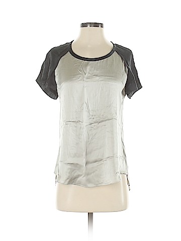 Rebecca Taylor Short Sleeve Silk Top (view 1)