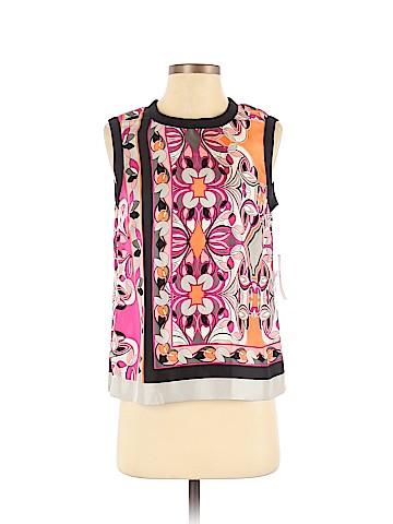 Per Se By Carlisle Sleeveless Silk Top (view 1)