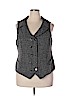 Ashley Stewart Black Tuxedo Vest Size 18 - 20 Plus - photo 1