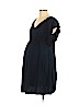 Old Navy - Maternity 100% Rayon Blue Casual Dress Size L - photo 1
