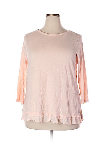 Ann Taylor LOFT 3/4 Sleeve Top (view 1)