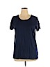 SONOMA life + style 100% Cotton Blue Short Sleeve T-Shirt Size XL - photo 1