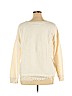 Ann Taylor LOFT 100% Cotton Ivory Sweatshirt Size XL - photo 2