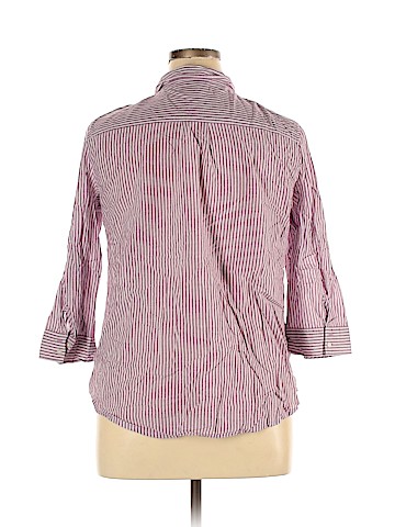 St. John's Bay 3/4 Sleeve Button-Down Shirt (view 2)