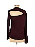 A.L.C. 100% Linen Burgundy Long Sleeve Top Size M - photo 2