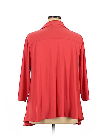 Women With Control 3/4 Sleeve Top (view 2)