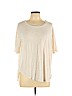 American Eagle Outfitters Ivory Short Sleeve Top Size L - photo 1
