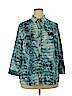 White Stag Teal Long Sleeve Blouse Size XXL - photo 1