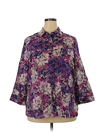 Sag Harbor Long Sleeve Blouse (view 1)