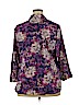 Sag Harbor Purple Long Sleeve Blouse Size XXL - photo 2