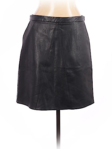 dip Faux Leather Skirt (view 1)