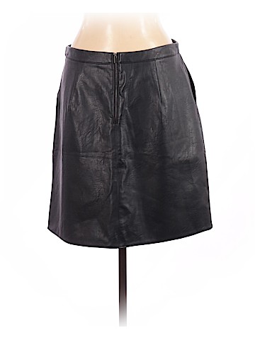dip Faux Leather Skirt (view 2)