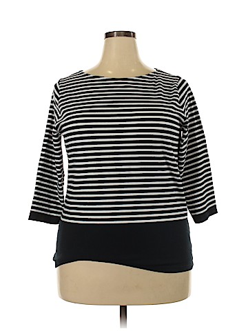 Chaps 3/4 Sleeve Top (view 1)