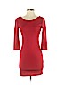Forever 21 100% Polyester Red Casual Dress Size S - photo 1