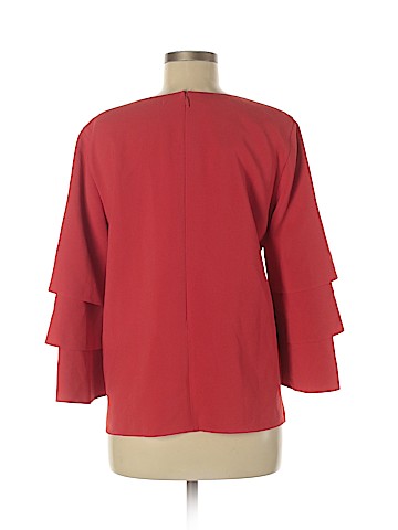 Lafayette 148 New York 3/4 Sleeve Blouse (view 2)