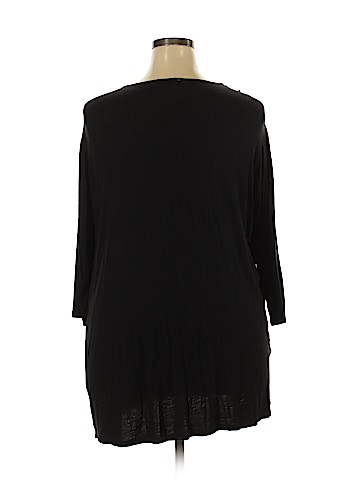 Ulla Popken 3/4 Sleeve Top (view 2)