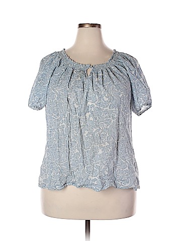 Croft & Barrow Short Sleeve Blouse (view 1)