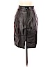 Phoenix Fashions 100% Acetate Brown Leather Skirt Size 5 - 6 - photo 2