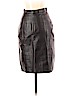 Phoenix Fashions 100% Acetate Brown Leather Skirt Size 5 - 6 - photo 1