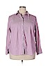 Apt. 9 Purple Long Sleeve Button-Down Shirt Size 2X - photo 1