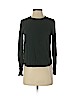 H&M 100% Viscose Green Long Sleeve Blouse Size 2 - photo 1