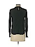 H&M 100% Viscose Green Long Sleeve Blouse Size 2 - photo 2