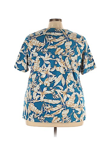 Denim & Co Short Sleeve T-Shirt (view 2)