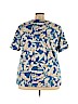 Denim & Co Blue Short Sleeve T-Shirt Size 3X - photo 2