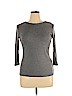 NY&Co Gray 3/4 Sleeve T-Shirt Size XL - photo 1