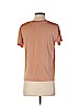 Zara 100% Lyocell Brown Short Sleeve T-Shirt Size S - photo 2