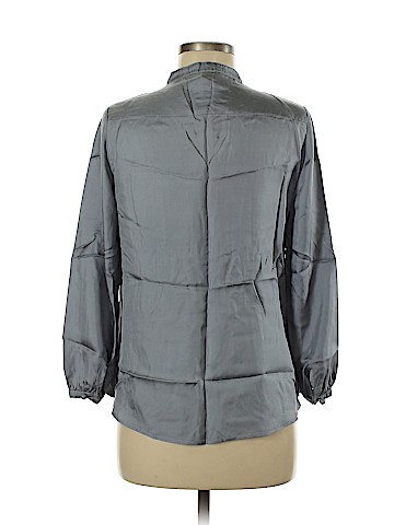 Jigsaw Long Sleeve Silk Top (view 2)