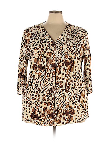 Marisa Christina Long Sleeve Button-Down Shirt (view 1)