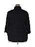Angelique 100% Cotton Black 3/4 Sleeve Button-Down Shirt Size 2X - photo 2