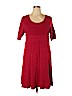 Lane Bryant Red Casual Dress Size 14 - 16 Plus - photo 1